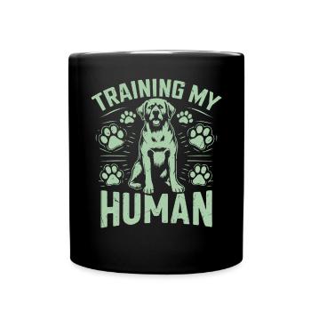 Dog Dad Gifts for Men - Tasse einfarbig - Schwarz - Vorne