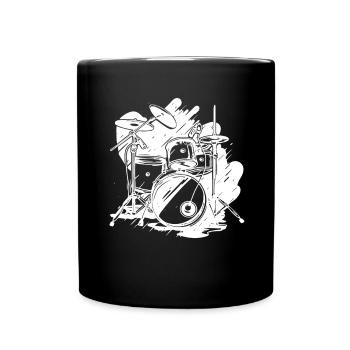 Drums Graphics - Full Colour Mug - black - Front