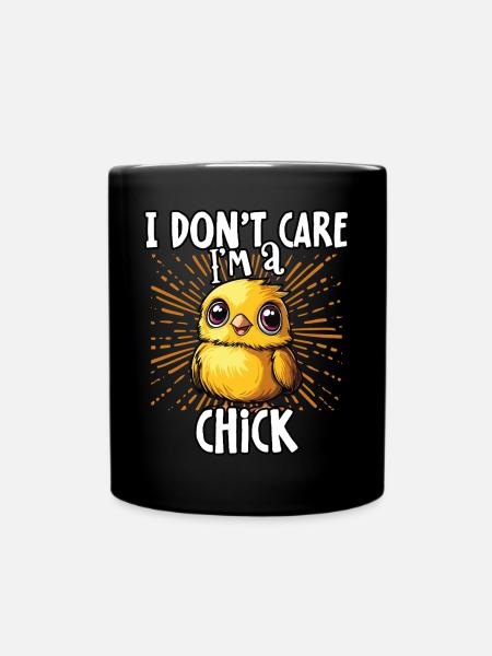 Je m’en fiche je suis une nana - une nana douce - Mug uni - noir