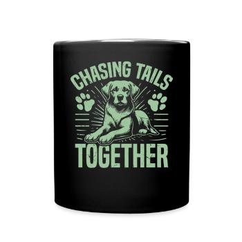 Dog Dad Gifts for Men - Tasse einfarbig - Schwarz - Vorne