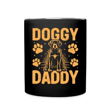 Dog Dad Gifts for Men - Tasse einfarbig - Schwarz - Vorne