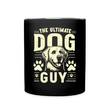 Dog Dad Gifts for Men - Tasse einfarbig - Schwarz - Vorne