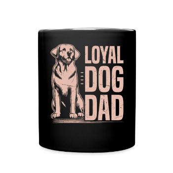 Dog Dad Gifts for Men - Tasse einfarbig - Schwarz - Vorne