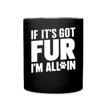 Dog Dad Gifts for Men - Tasse einfarbig - Schwarz - Vorne