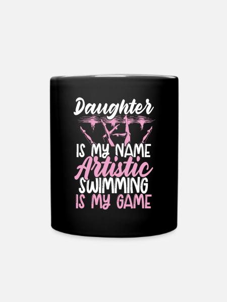 Synchronschwimmen Synchro Schwimmer - Tasse einfarbig - Schwarz