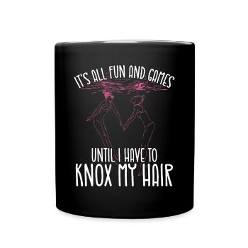 Synchronschwimmen Synchro Schwimmer - Tasse einfarbig - Schwarz - Vorne