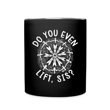 Synchronschwimmen Synchro Schwimmer - Tasse einfarbig - Schwarz - Vorne