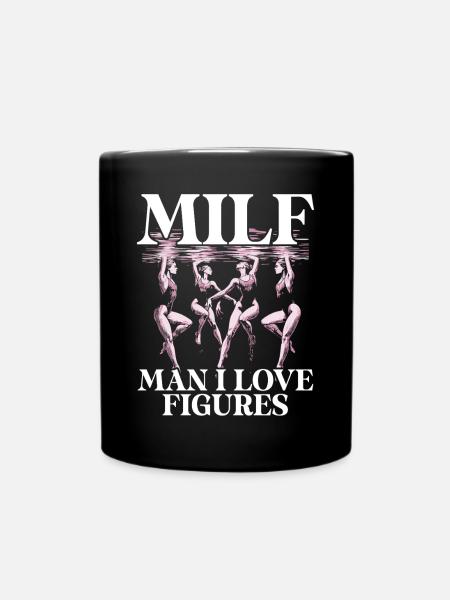 Synchronschwimmen Synchro Schwimmer - Tasse einfarbig - Schwarz