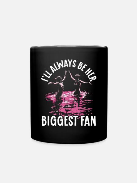 Synchronschwimmen Synchro Schwimmer - Tasse einfarbig - Schwarz