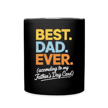 Best Dad Ever Funny Father’s Day Gift - Mug uni - noir - Devant