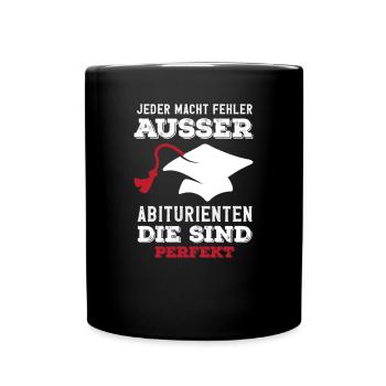 Tout le monde fait des erreurs, sauf les diplômés du secondaire - Mug uni - noir - Devant