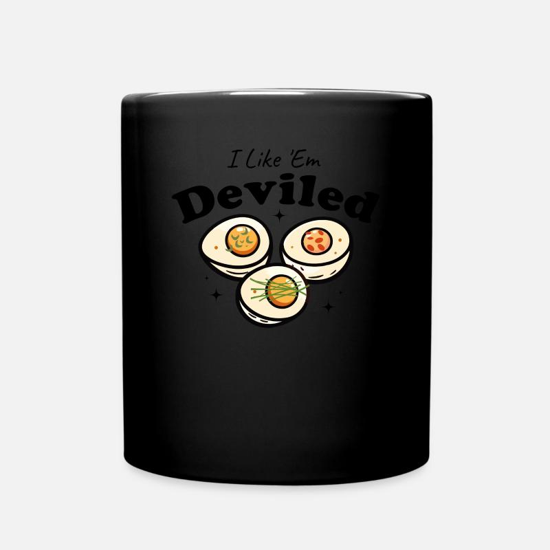 J’ai aimé les œufs farcis de Thanksgiving Em. - Mug uni - noir