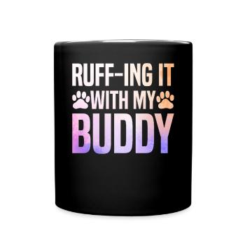 Dog Dad Gifts for Men - Tasse einfarbig - Schwarz - Vorne
