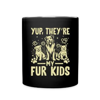 Dog Dad Gifts for Men - Tasse einfarbig - Schwarz - Vorne