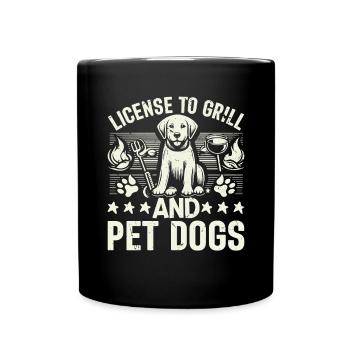 Dog Dad Gifts for Men - Tasse einfarbig - Schwarz - Vorne