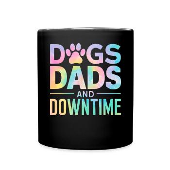 Dog Dad Gifts for Men - Tasse einfarbig - Schwarz - Vorne