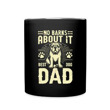 Dog Dad Gifts for Men - Tasse einfarbig - Schwarz - Vorne