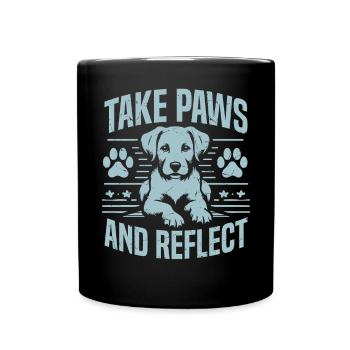 Dog Dad Gifts for Men - Tasse einfarbig - Schwarz - Vorne