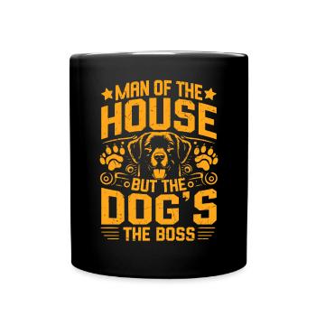 Dog Dad Gifts for Men - Tasse einfarbig - Schwarz - Vorne