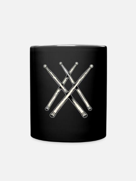 Dessin au trait des baguettes - Mug uni - noir
