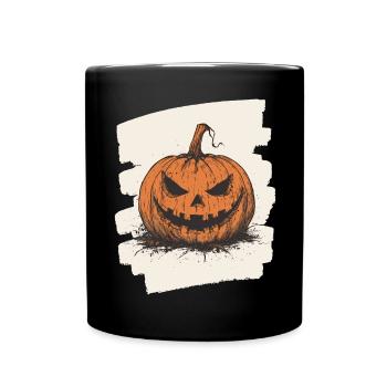 Halloween Pumpkin - Full Colour Mug - black - Front