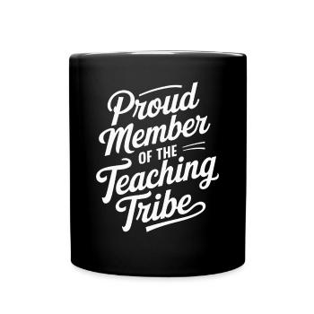 Proud member of the teachers' group - Full Colour Mug - black - Front
