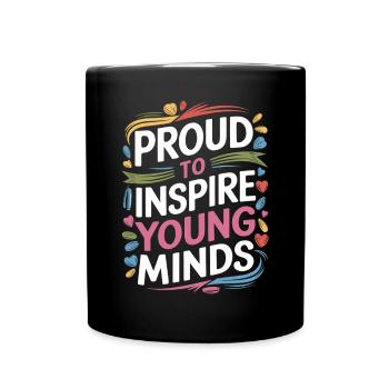 De jeunes esprits fiers pour inspirer les enseignants - Mug uni - noir - Devant
