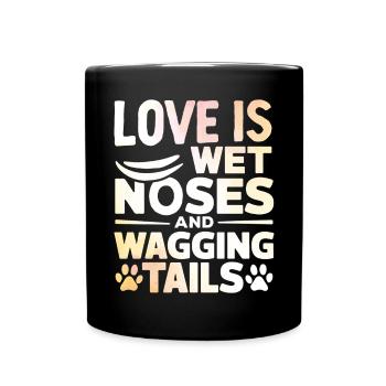Dog Dad Gifts for Men - Tasse einfarbig - Schwarz - Vorne