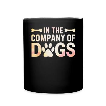 Dog Dad Gifts for Men - Tasse einfarbig - Schwarz - Vorne
