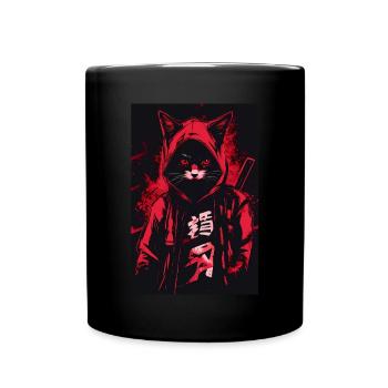 Otaku Streetwear Japan Cyberpunk Techwear Anime - Full Colour Mug - black - Front
