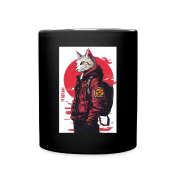 Otaku Streetwear Japan Cyberpunk Techwear Anime - Full Colour Mug - black - Front