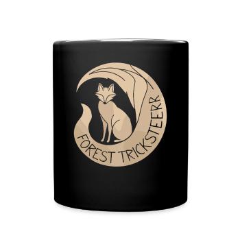 Forêt Tricksteerr Renard Illustration Faune - Mug uni - noir - Devant