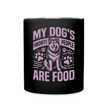 Dog Dad Gifts for Men - Tasse einfarbig - Schwarz - Vorne