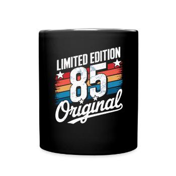 Limited Edition 85 Retro 40th Birthday 1985 Design - Mug uni - noir - Devant