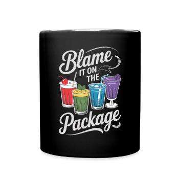 Lustiges Cocktail-Design für Urlaubsstimmung - Tasse einfarbig - Schwarz - Vorne