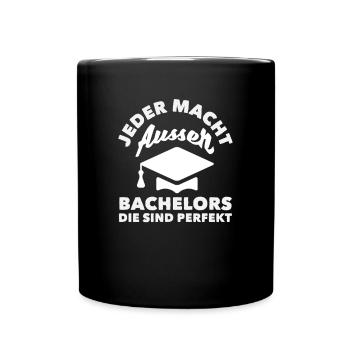 Bachelor's Degree Everyone Makes But Bachelors - Full Colour Mug - black - Front