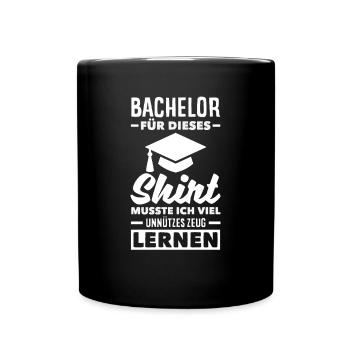 Bachelor pour cette grande expérience d’apprentissage - Mug uni - noir - Devant