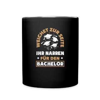 Move to the side, you fools for the Bachelor - Full Colour Mug - black - Front