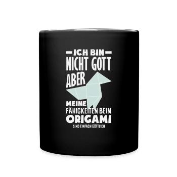 Origami Abilities Simply Divine - Full Colour Mug - black - Front