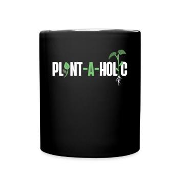 Plant Lover Gardening - Tasse einfarbig - Schwarz - Vorne