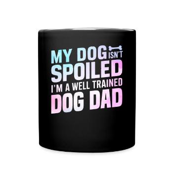 Dog Dad Gifts for Men - Tasse einfarbig - Schwarz - Vorne