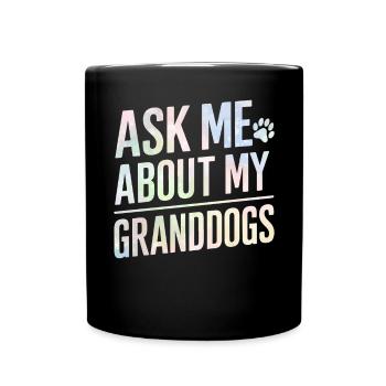 Cadeaux de grand-mère pour chien - Mug uni - noir - Devant