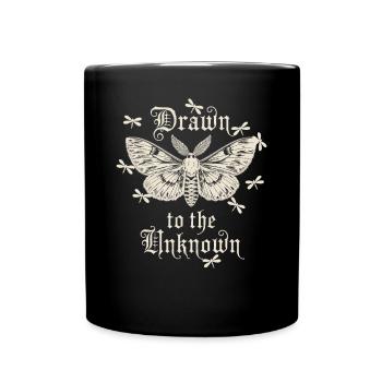 Von Der Unbekannten Angezogen Schmetterling Kunst - Tasse einfarbig - Schwarz - Vorne