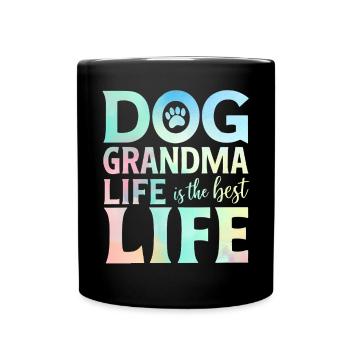 Cadeaux de grand-mère pour chien - Mug uni - noir - Devant