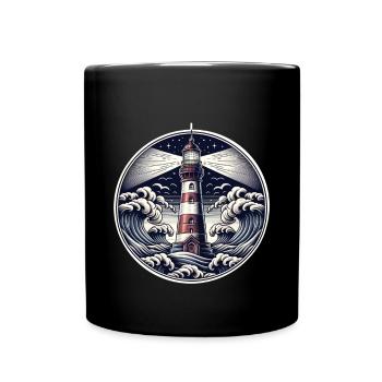 Lighthouse - Full Colour Mug - black - Front