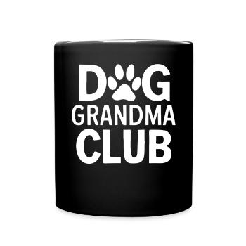 Dog Grandma Gifts - Full Colour Mug - black - Front