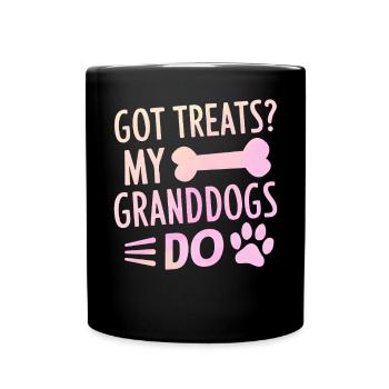Cadeaux de grand-mère pour chien - Mug uni - noir - Devant