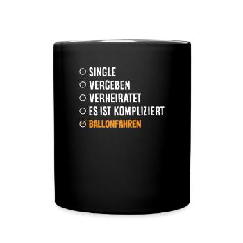 Ballooning Single Taken Married - Full Colour Mug - black - Front