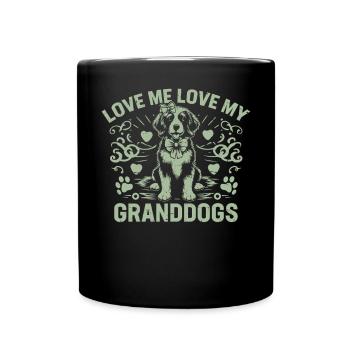 Cadeaux de grand-mère pour chien - Mug uni - noir - Devant