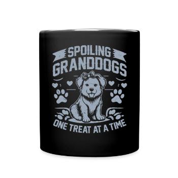 Cadeaux de grand-mère pour chien - Mug uni - noir - Devant